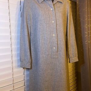 VintageYellow tag Pendleton Gray Long Sleeve Dress